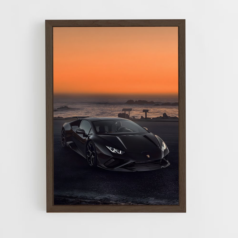ap-huracan evo rwd-4 cadre Bois foncé