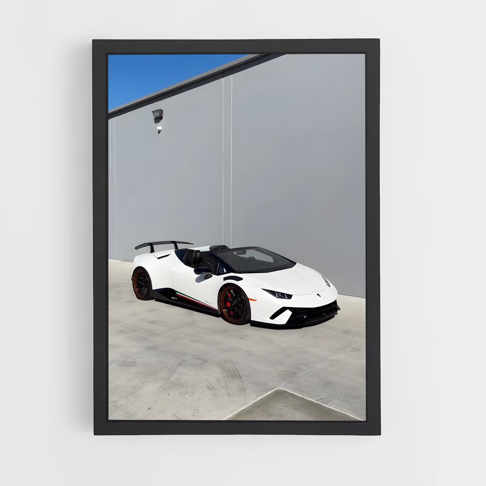 ap-huracan performante spyder-1 cadre Noir