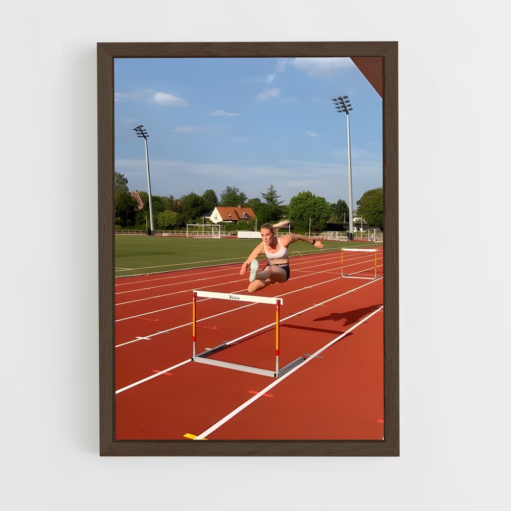 ap-hurdles-4 cadre Bois foncé