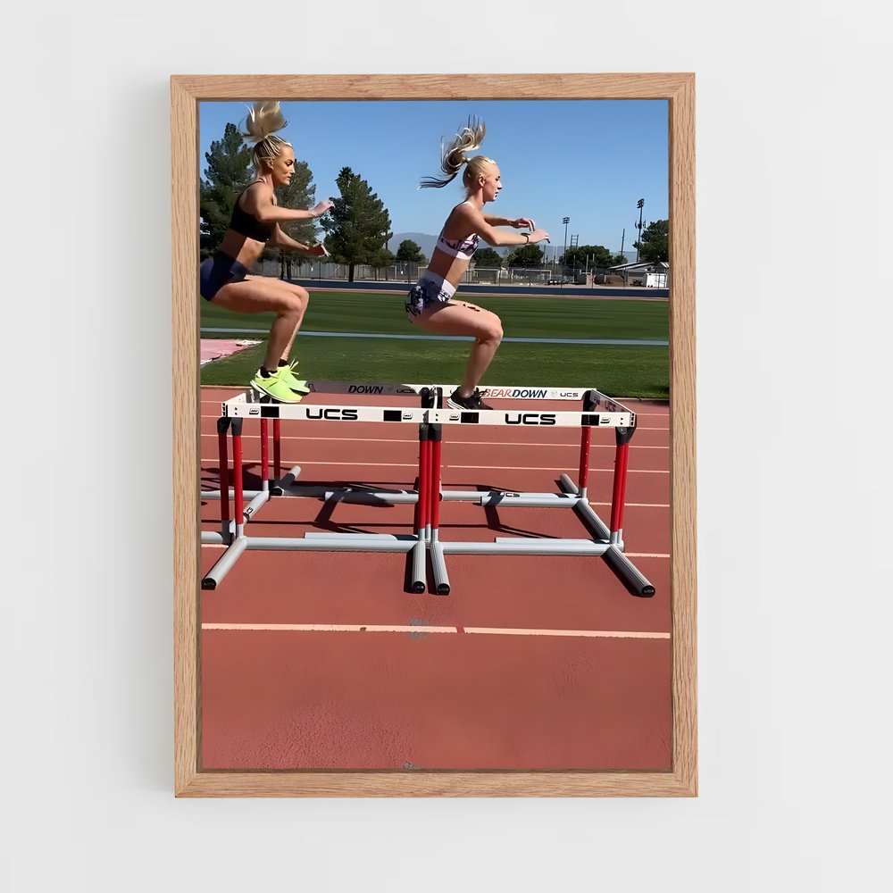 ap-hurdles-5 cadre Bois clair