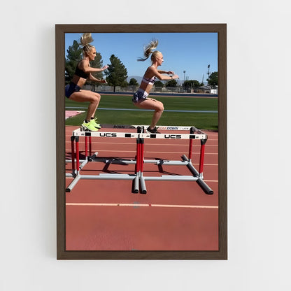 ap-hurdles-5 cadre Bois foncé
