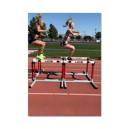 Poster Saut au-dessus des Obstacles