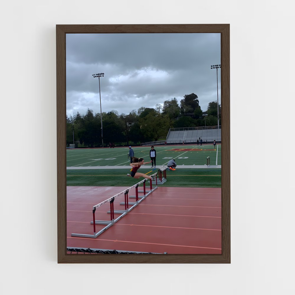 ap-hurdles-6 cadre Bois foncé