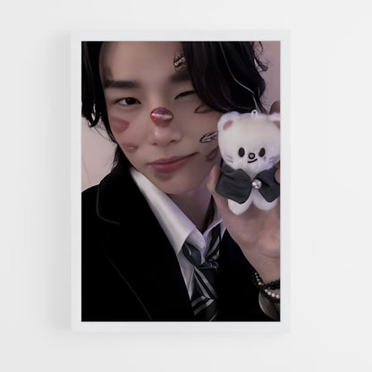 ap-hyunjin-12 cadre Blanc