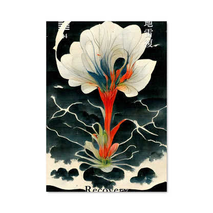 Poster Fleur de Récupération