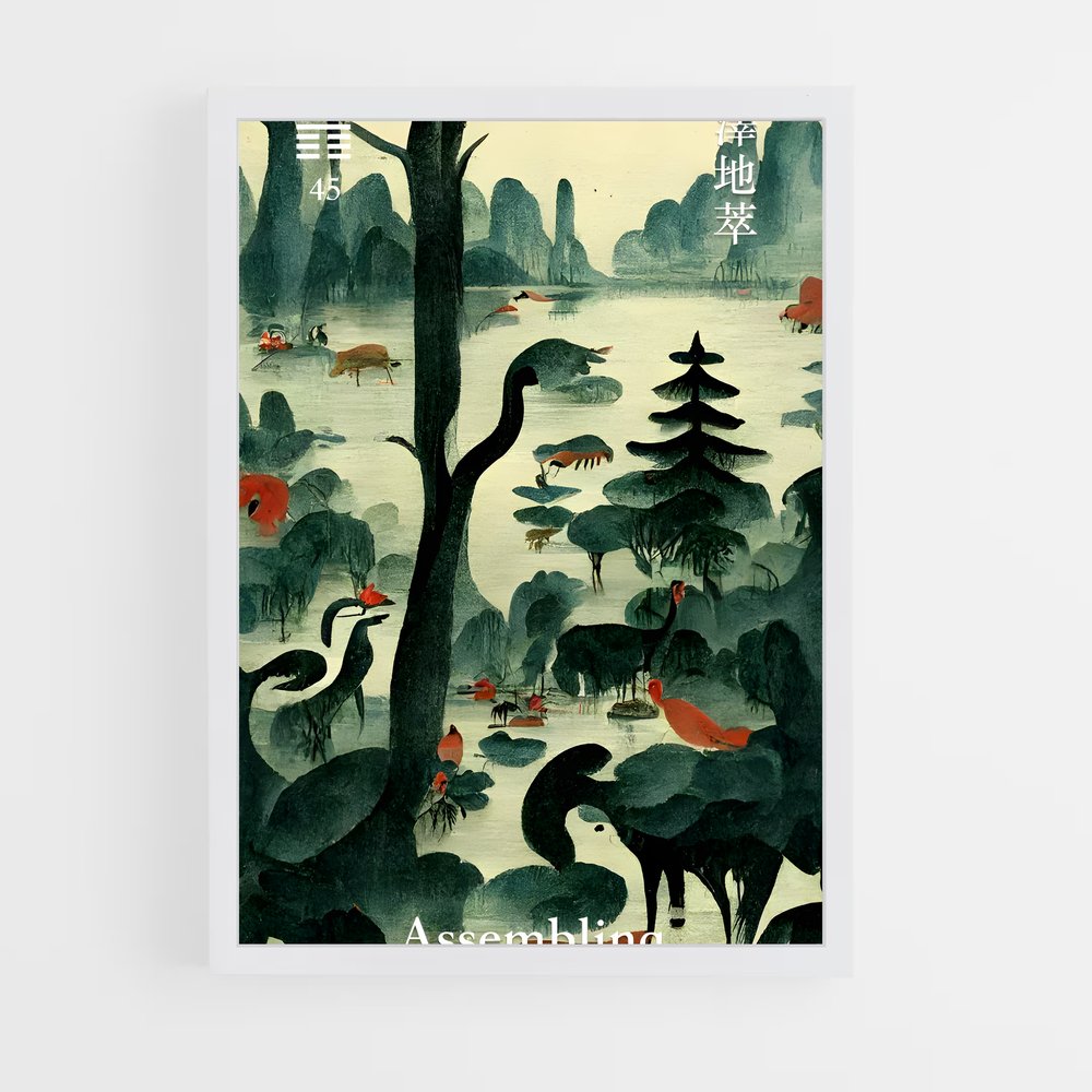 ap-i ching-15 cadre Blanc
