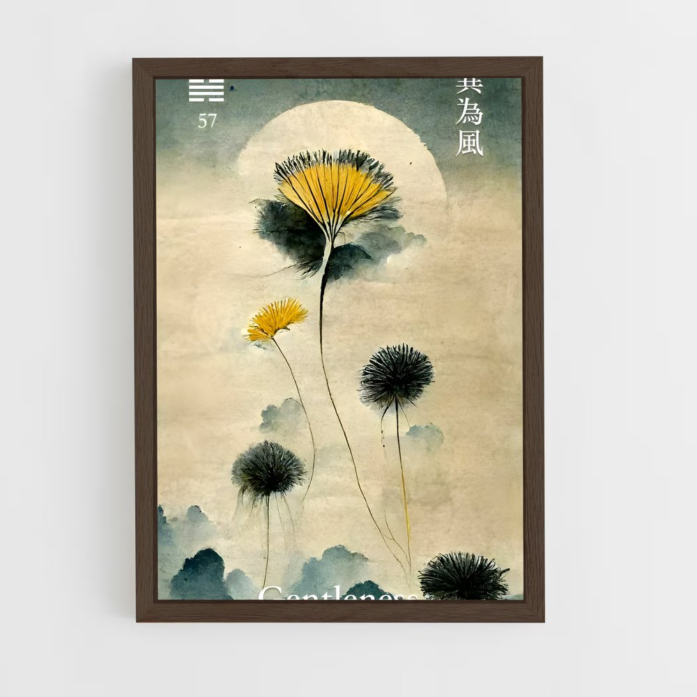 ap-i ching-6 cadre Bois foncé
