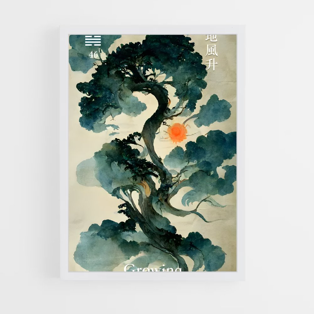 ap-i ching-8 cadre Blanc