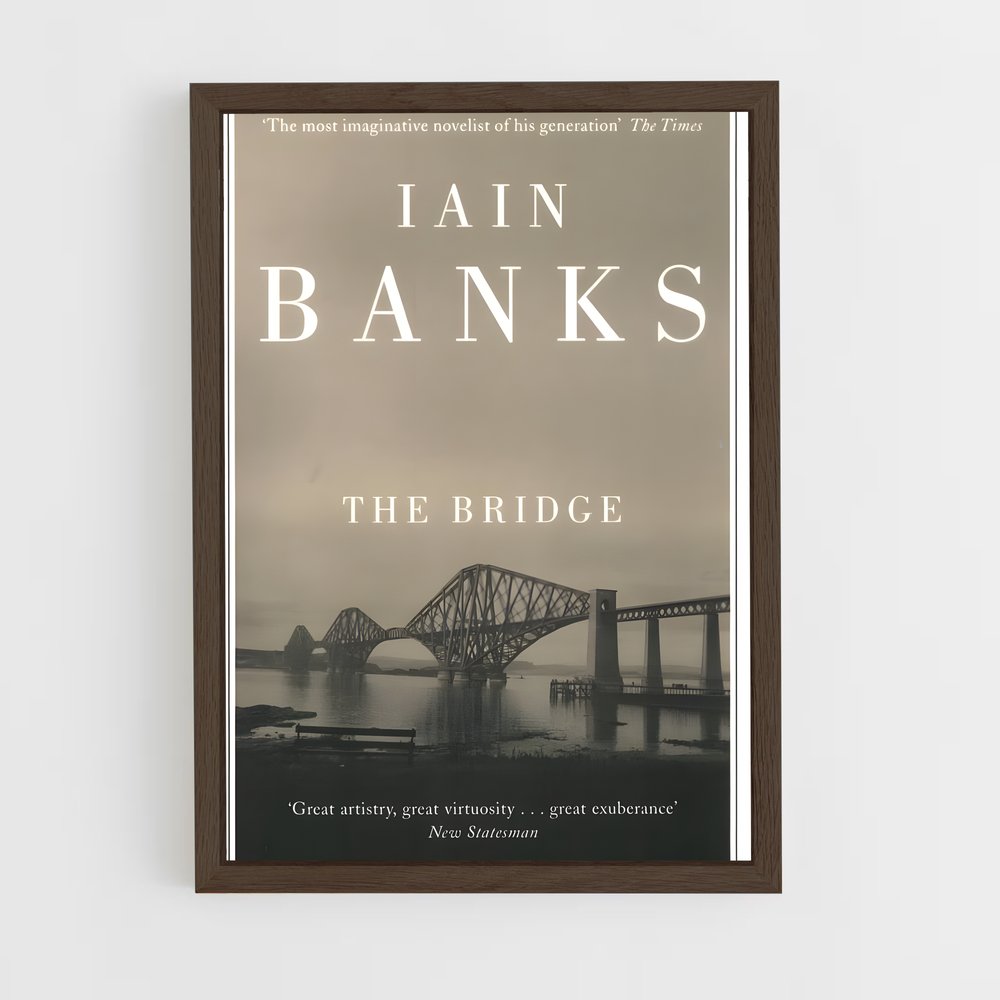 ap-iain banks-5 cadre Bois foncé