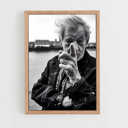 ap-ian mckellen-4 cadre Bois clair