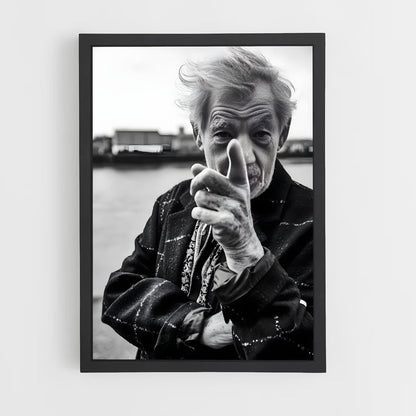 ap-ian mckellen-4 cadre Noir