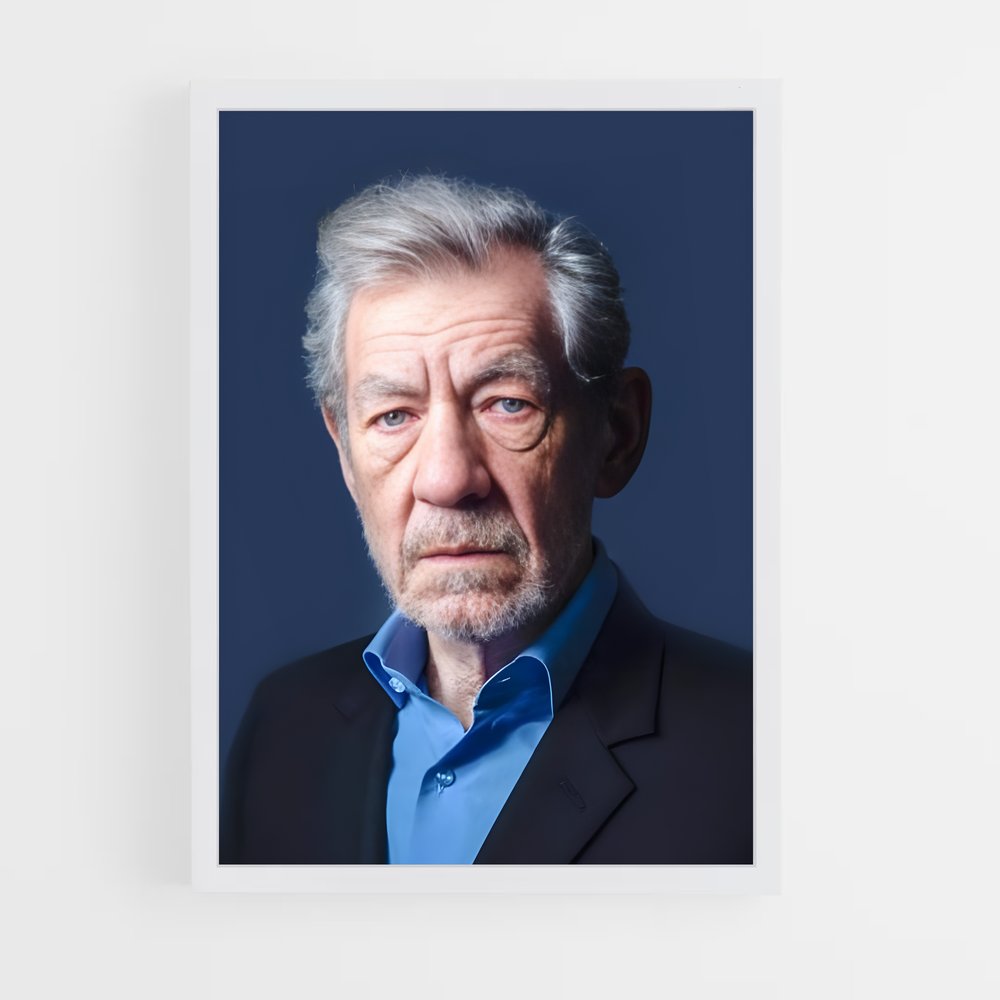 ap-ian mckellen-7 cadre Blanc