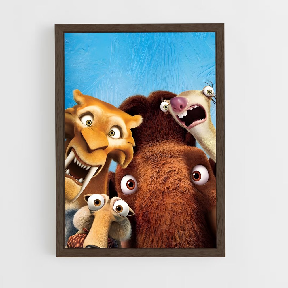 ap-ice age-2 cadre Bois foncé