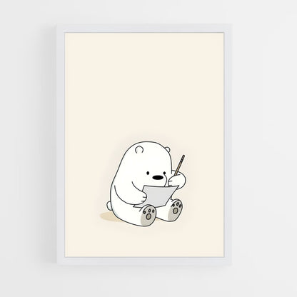 ap-ice bear-1 cadre Blanc