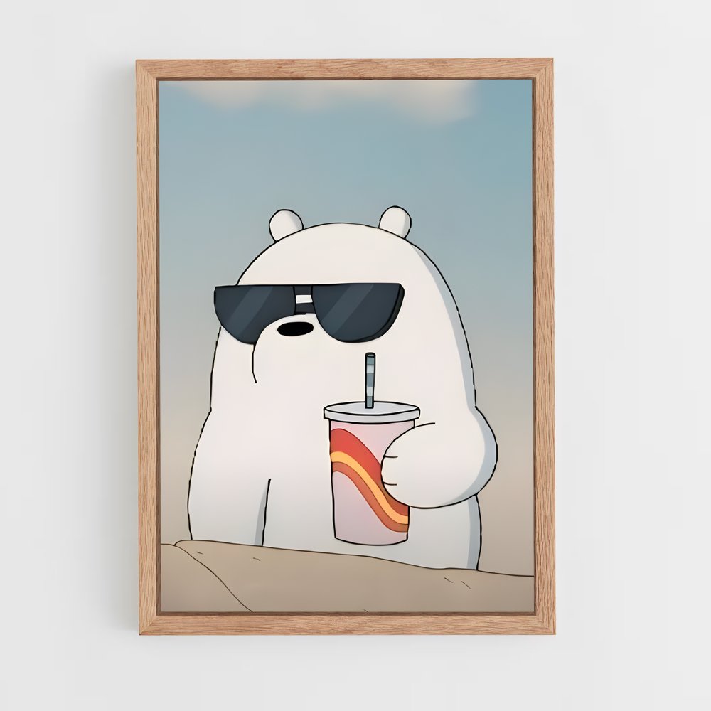 ap-ice bear-2 cadre Bois clair