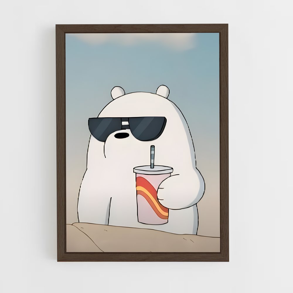 ap-ice bear-2 cadre Bois foncé