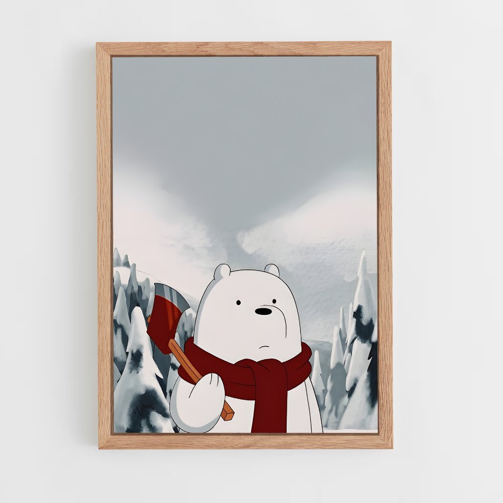 ap-ice bear-3 cadre Bois clair