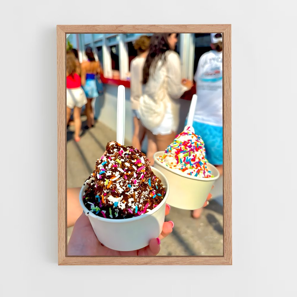 ap-ice cream-1 cadre Bois clair