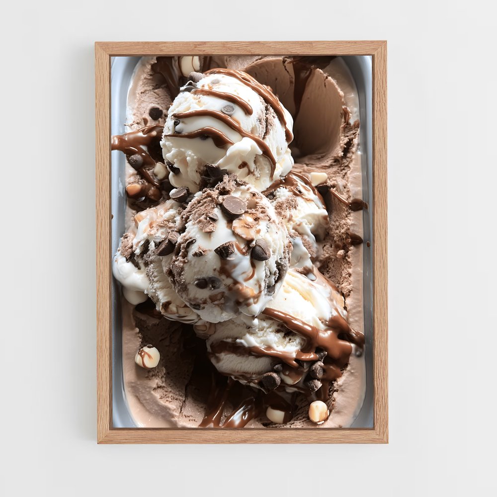 ap-ice cream-2 cadre Bois clair