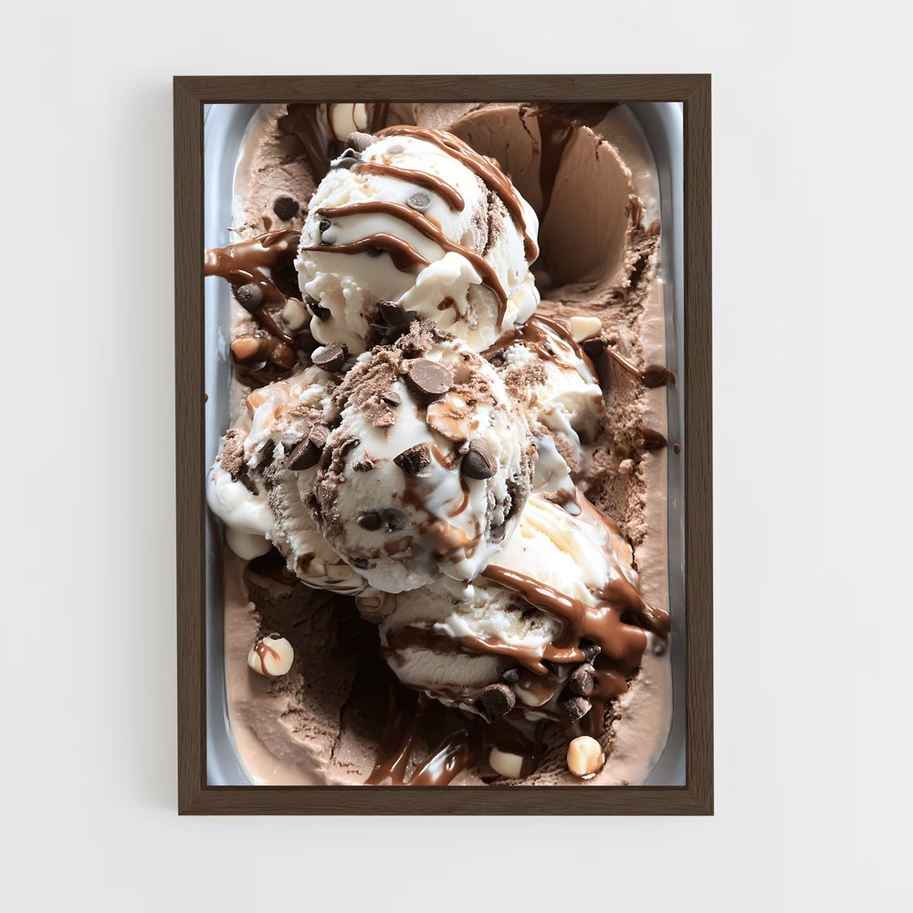 ap-ice cream-2 cadre Bois foncé