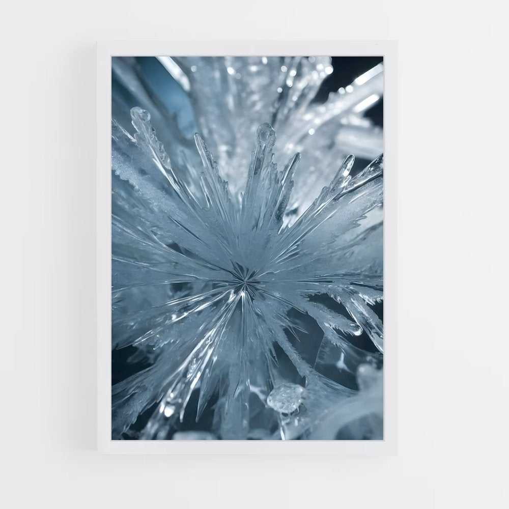 ap-ice crystals-1 cadre Blanc