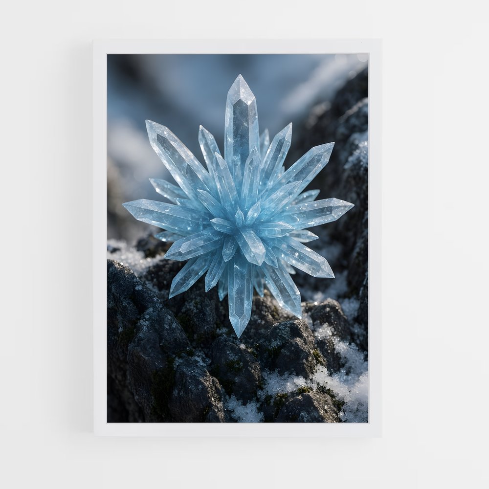 ap-ice crystals-2 cadre Blanc