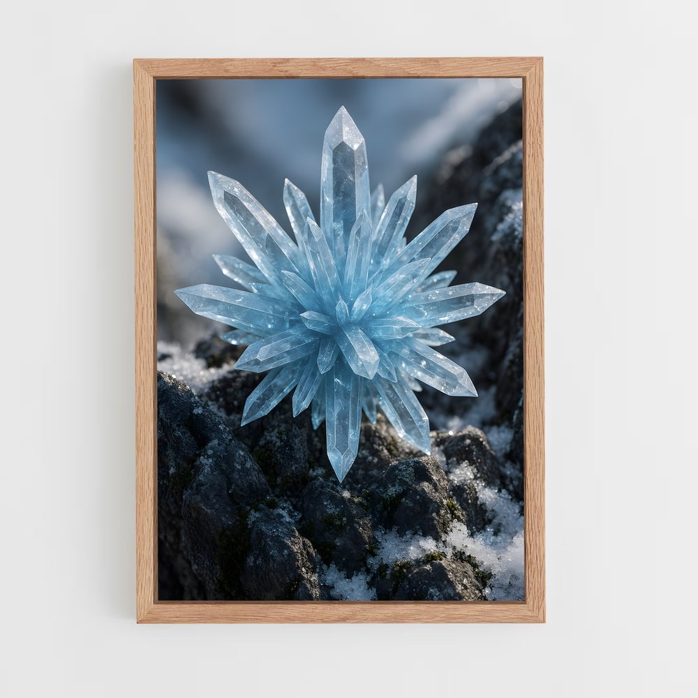 ap-ice crystals-2 cadre Bois clair