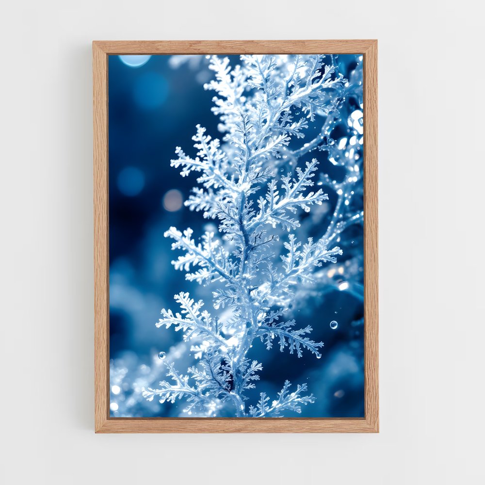 ap-ice crystals-3 cadre Bois clair