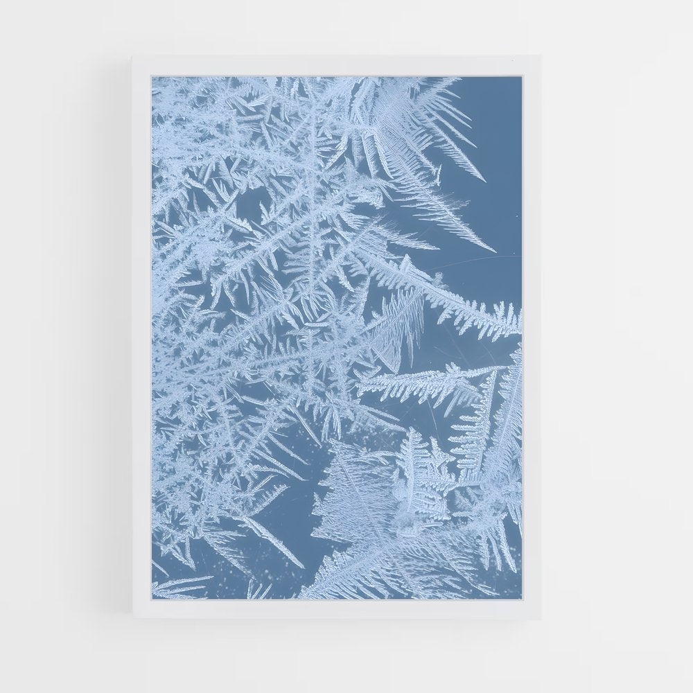 ap-ice crystals-8 cadre Blanc