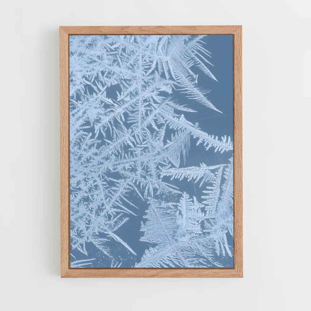 ap-ice crystals-8 cadre Bois clair
