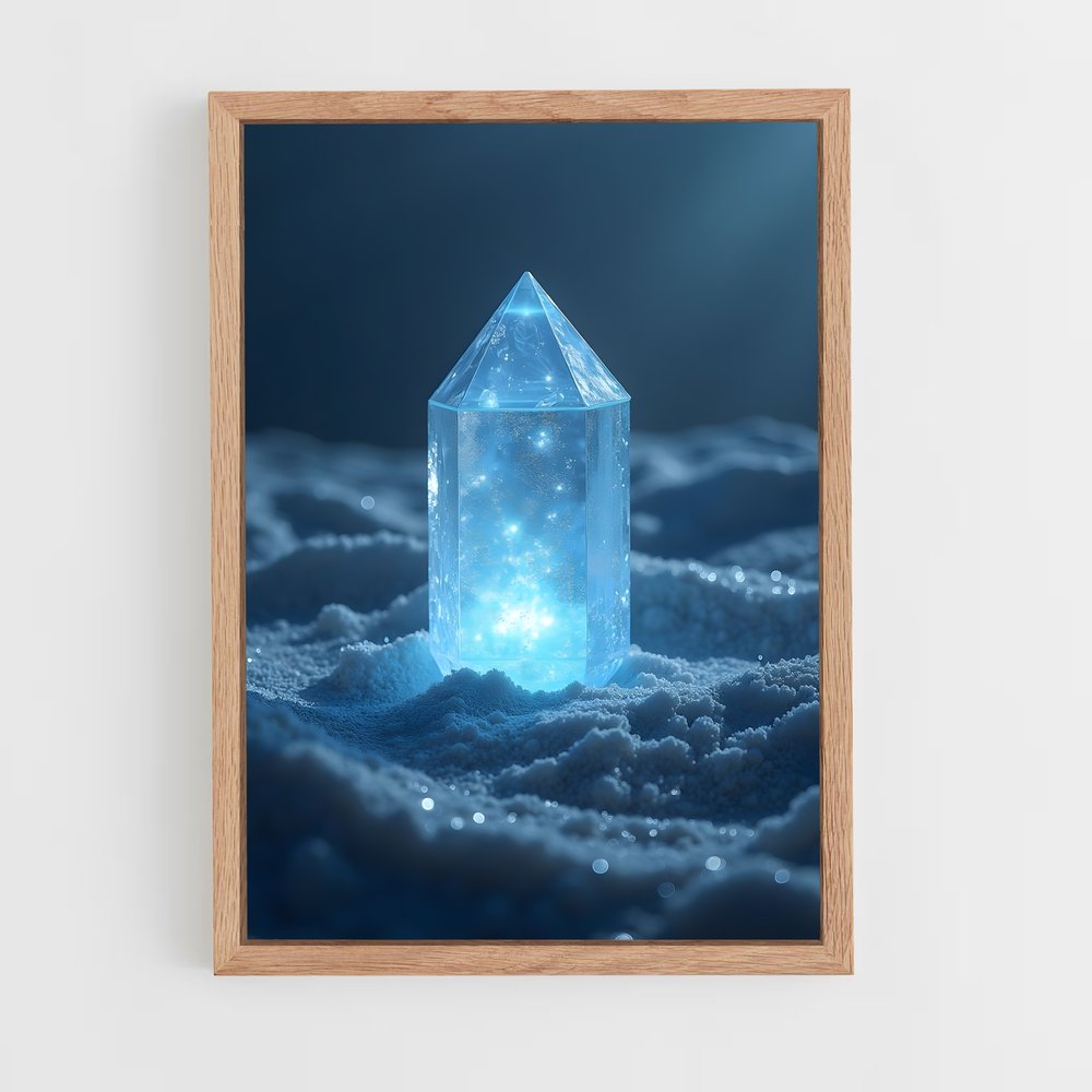 ap-ice crystals-9 cadre Bois clair
