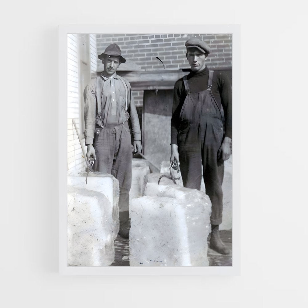 ap-ice delivery man-2 cadre Blanc