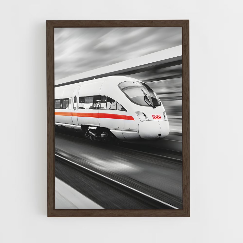 ap-ice deutsche bahn-1 cadre Bois foncé