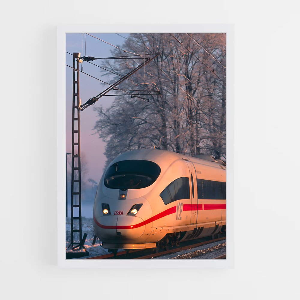 ap-ice deutsche bahn-3 cadre Blanc