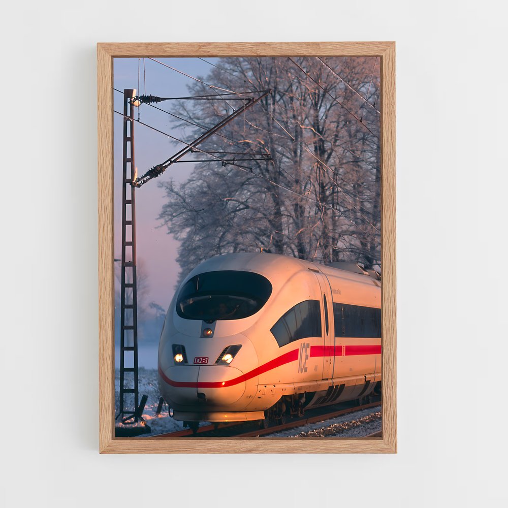 ap-ice deutsche bahn-3 cadre Bois clair