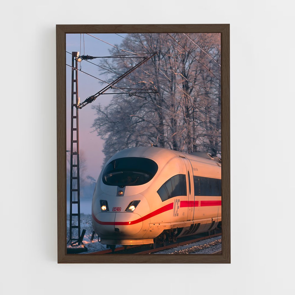 ap-ice deutsche bahn-3 cadre Bois foncé