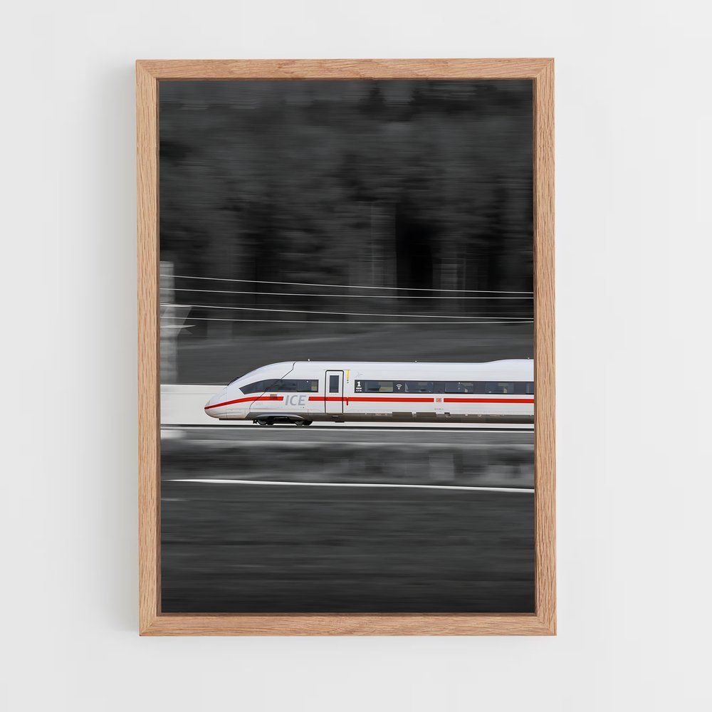 ap-ice deutsche bahn-5 cadre Bois clair