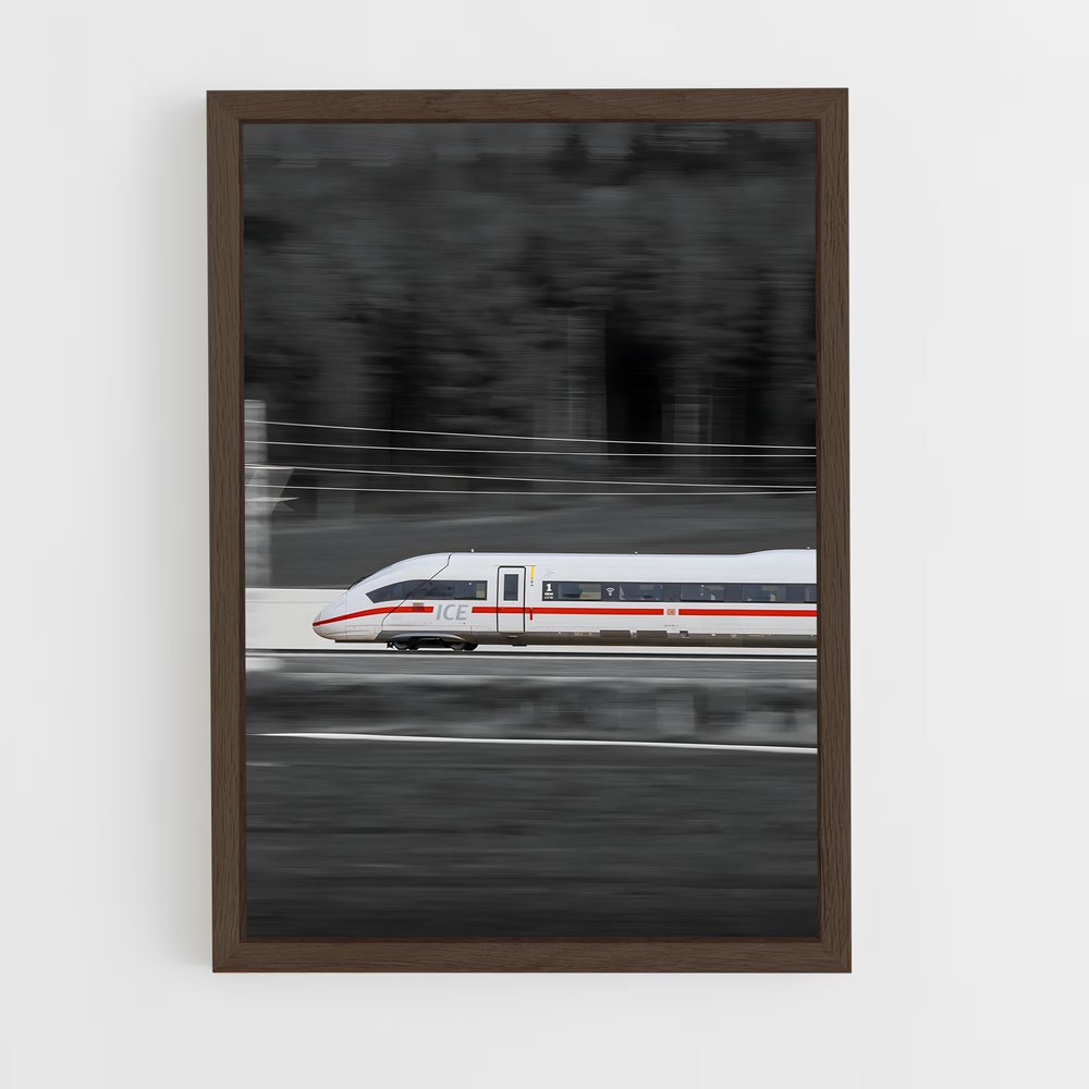 ap-ice deutsche bahn-5 cadre Bois foncé