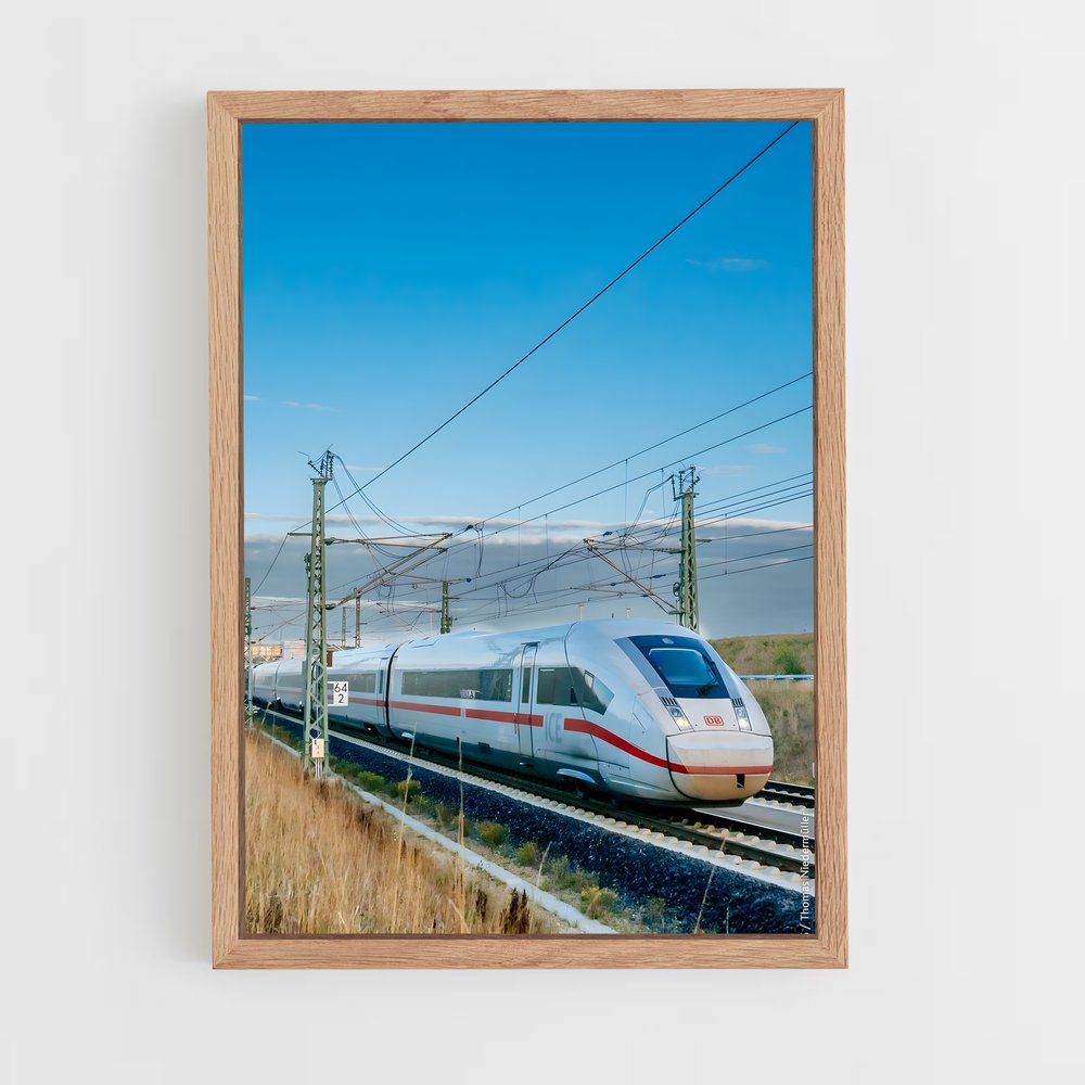 ap-ice deutsche bahn-7 cadre Bois clair