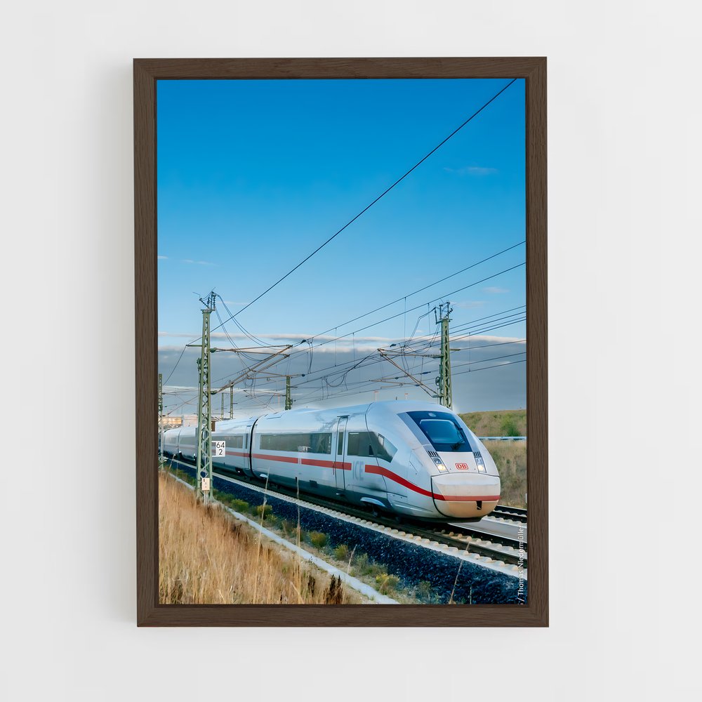 ap-ice deutsche bahn-7 cadre Bois foncé