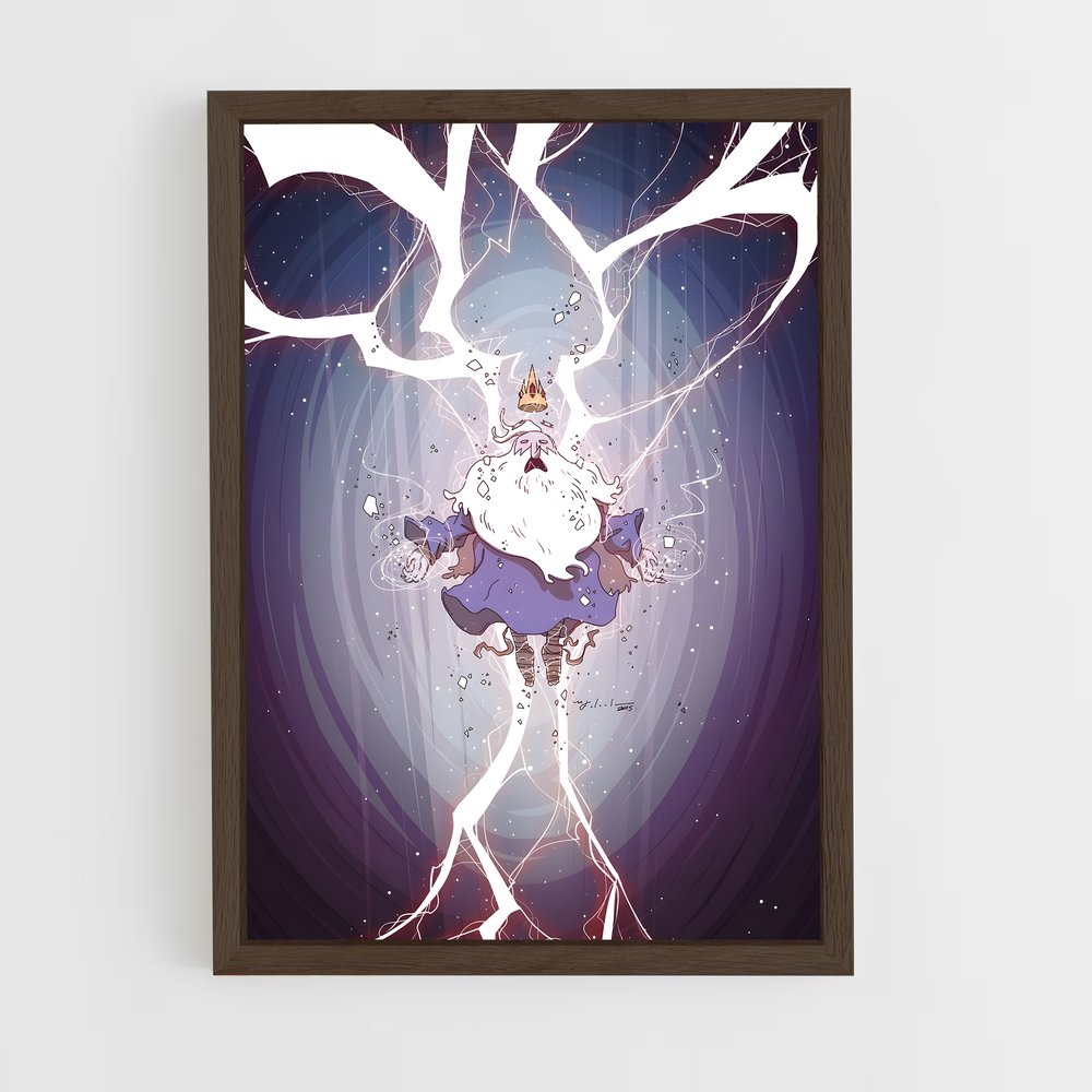 ap-ice king-4 cadre Bois foncé
