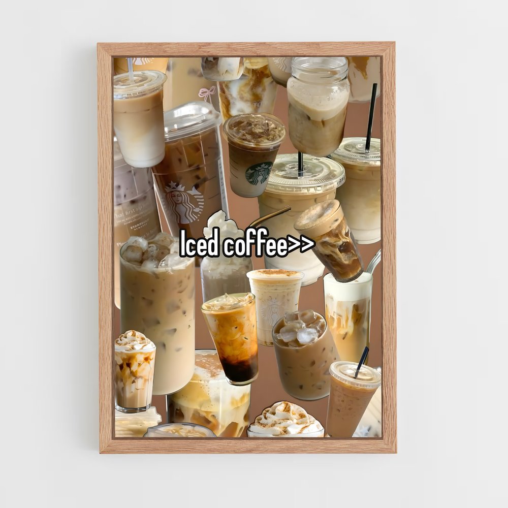 ap-iced coffee-1 cadre Bois clair