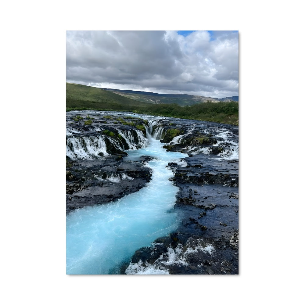 Poster Rivière Glacée