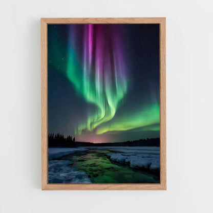 ap-iceland aurora-10 cadre Bois clair