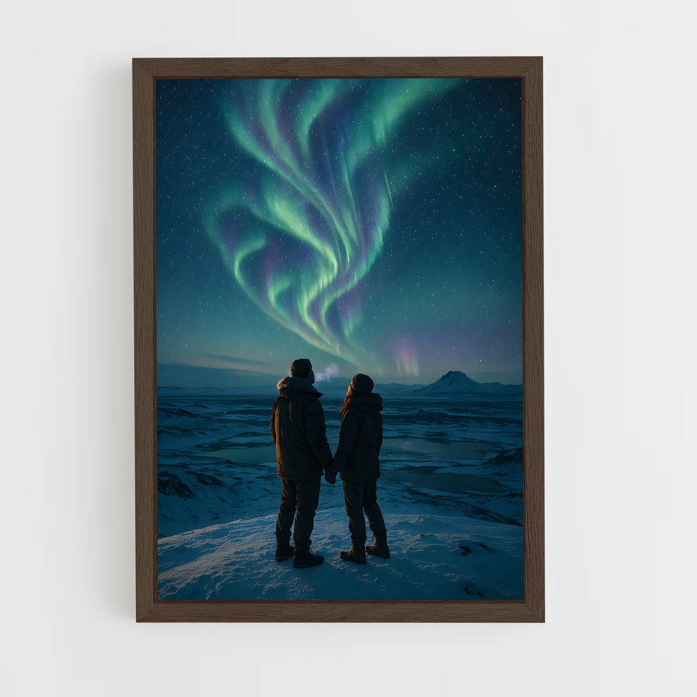 ap-iceland aurora-2 cadre Bois foncé