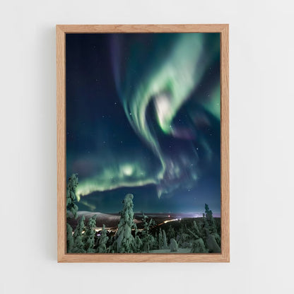 ap-iceland aurora-8 cadre Bois clair