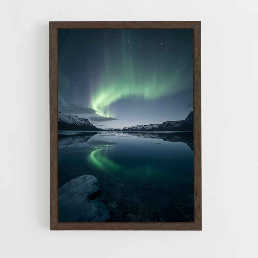 ap-iceland aurora-9 cadre Bois foncé