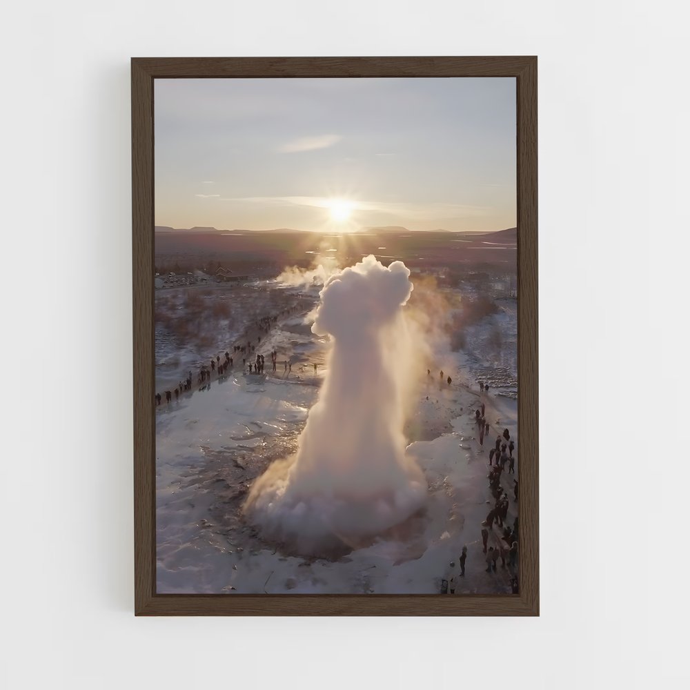 ap-iceland geysers-2 cadre Bois foncé