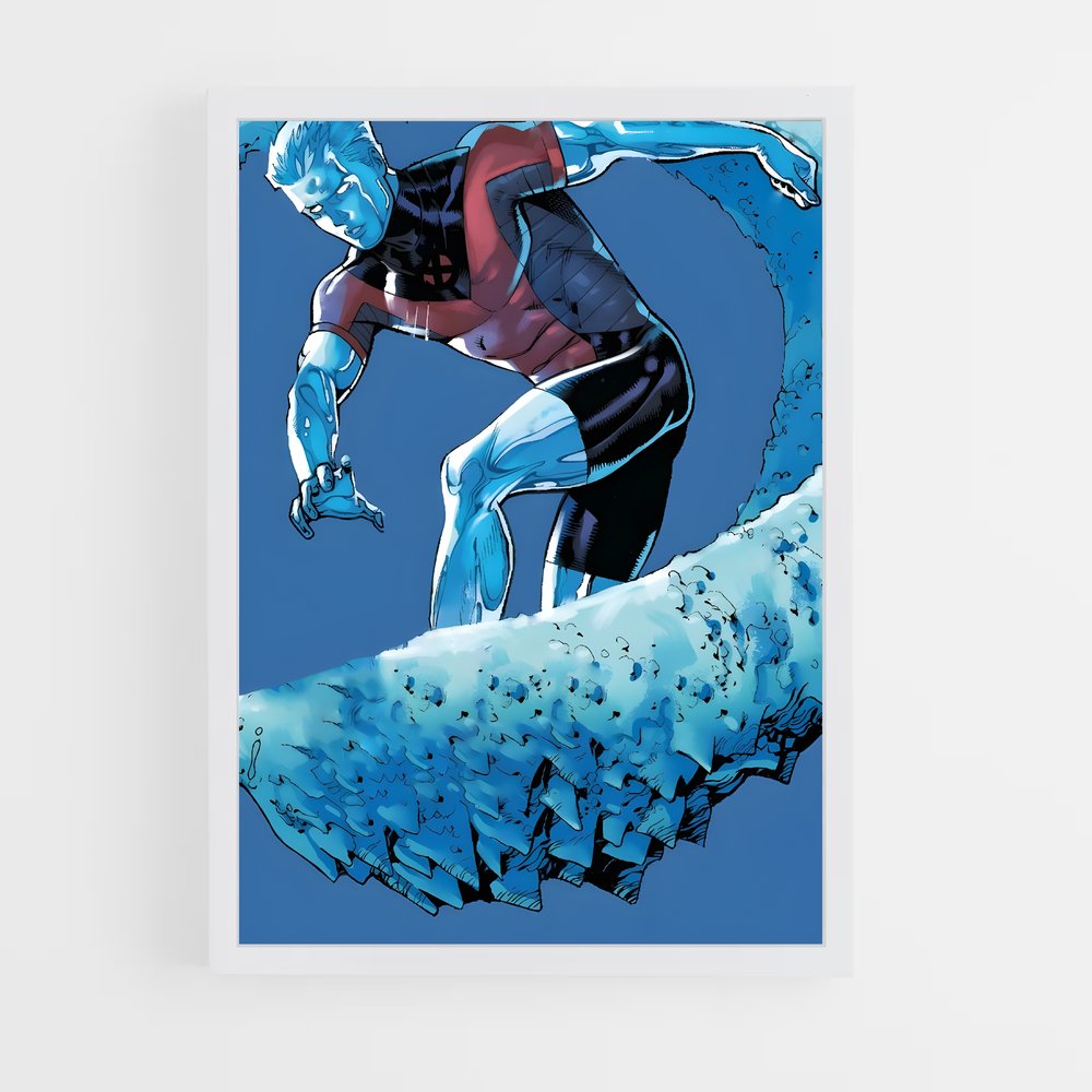 ap-iceman x-men-4 cadre Blanc