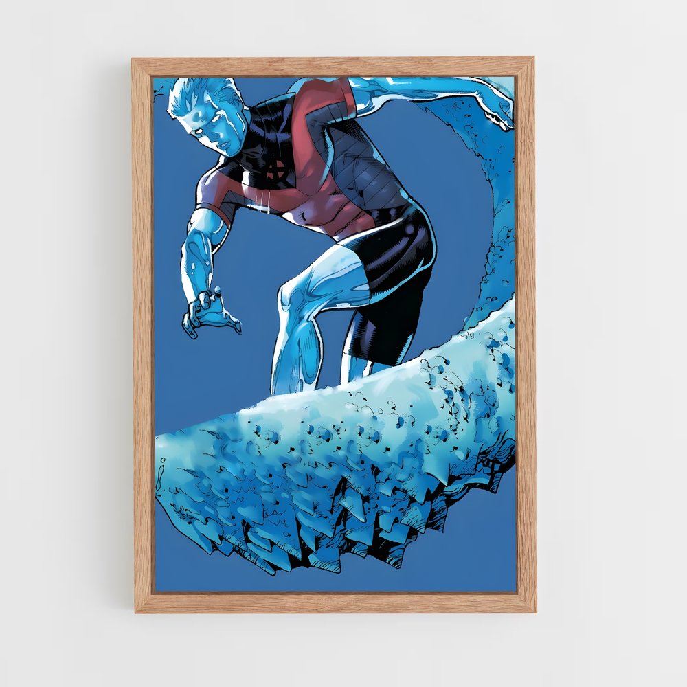 ap-iceman x-men-4 cadre Bois clair